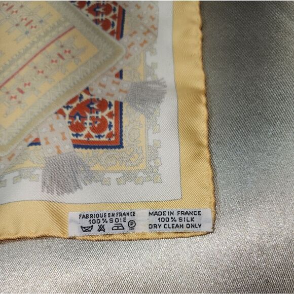 Hermès BRINS D'OR Scarf designed by Julia Abadie SILK Authentic - Picture 10 of 10